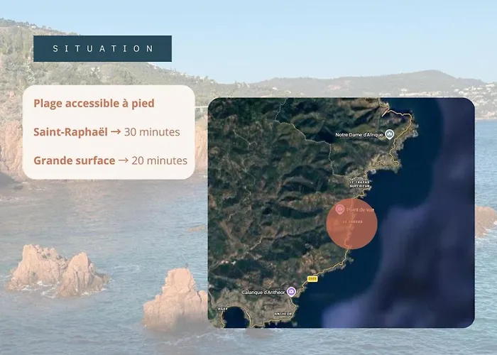 Le Cap Neree - Piscine Et Vue Apartamento *